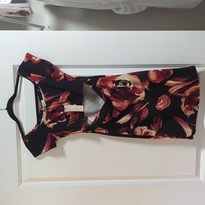 NWT Floral cutout dress